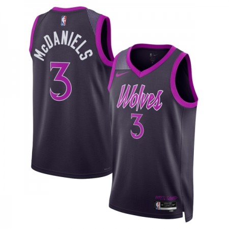 NBA Mænd Trøje Minnesota Timberwolves Jaden Mcdaniels 2025-26 Nike City Edition Sort Swingman NBA Mænd Trøje Minnesota Timberwolves Jaden Mcdaniels 2025-26 Nike City Edition Sort Swingman